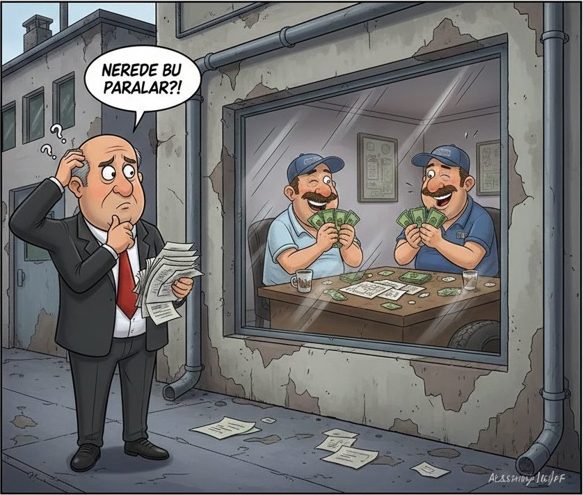 Denetimsiz ortamda kaybolan paralar